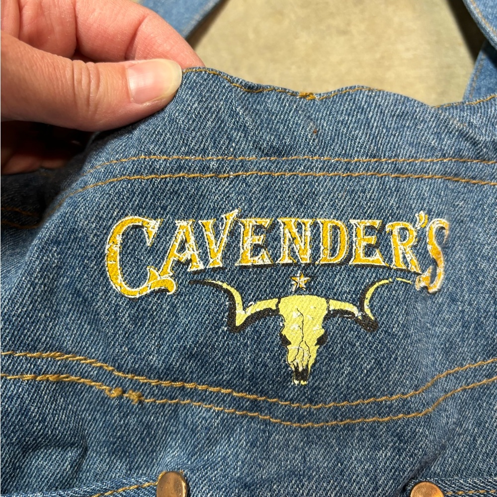 Wrangler Denim Tote Bag Cavender’s Edition - Picture 3 of 5